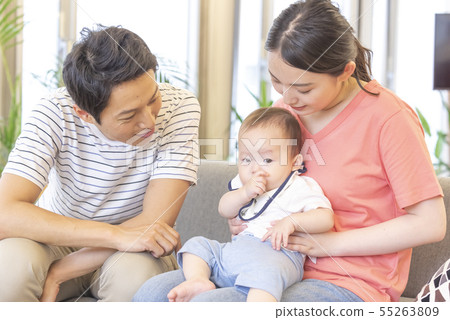 Parent and child Family Baby 0 years old Family 55263809