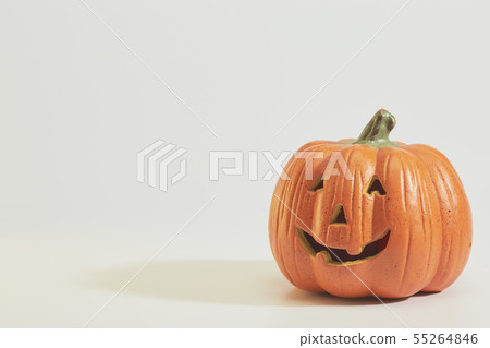 Jack O Lantern On White Background 55264846