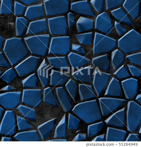 cobble stones irregular mosaic pattern blue black cobble stones irregular mosaic pattern blue black 55264949