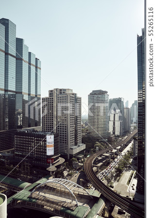 The modern buildings of the city skyscrapers The modern buildings of the city skyscrapers 55265116