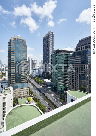 The modern buildings of the city skyscrapers 55265118
