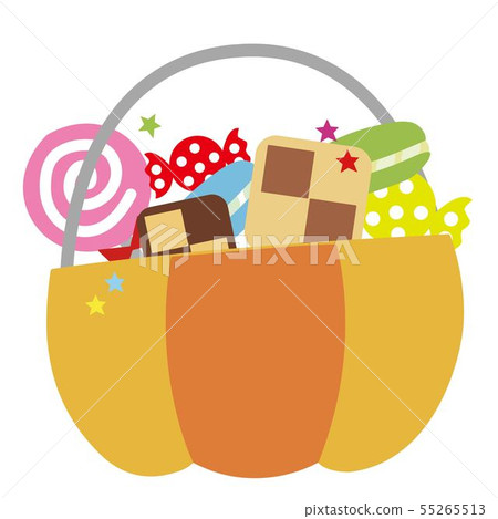 Halloween candy with pumpkin candy 55265513