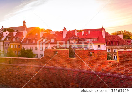 Warsaw, Poland wall of Barbakan Warsaw, Poland wall of Barbakan 55265909