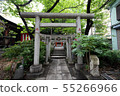 Torii of Koto Tenso Shrine famous for Kameido Shichifukujin 55266966