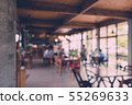Abstract blur image of Coffee shop or restaurant 55269633