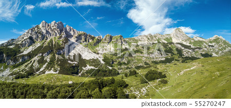 Aerial photo of Bobotov Kuk near the Durmitor park, Montenegro Aerial photo of Bobotov Kuk near the Durmitor park, Montenegro 55270247