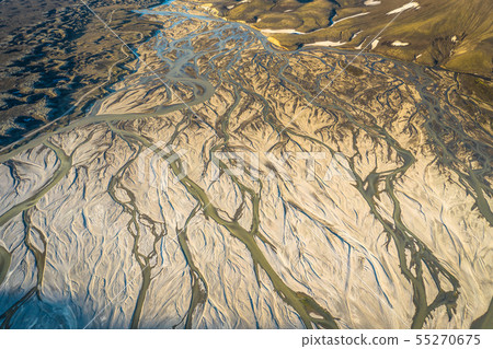 Iceland nature reserve landmannalaugar highlands. 55270675