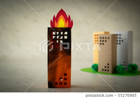 Fire fire building mansion high rise mansion tower mansion Fire fire building mansion high rise mansion tower mansion 55270985