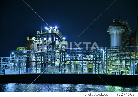 工廠夜景 工廠夜景 55274565