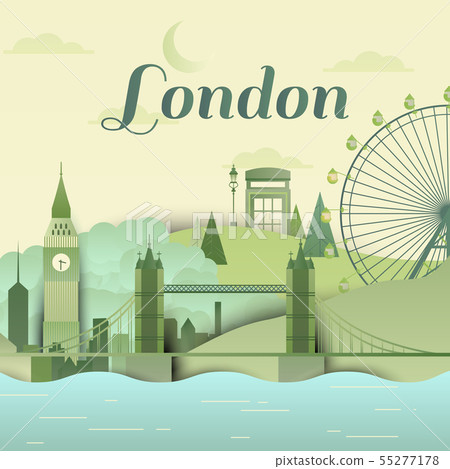 Famous places in London, England 55277178