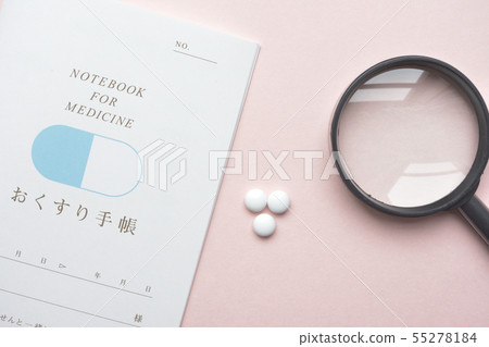 醫學筆記本和片劑的作用和副作用的圖像 醫學筆記本和片劑的作用和副作用的圖像 55278184