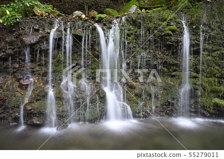 箱根小湧谷[神奈川縣]蛇河[夏季]千條瀑布 55279011