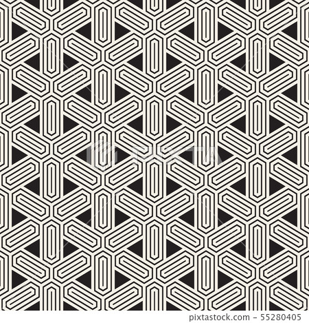 Vector seamless geometric pattern. Simple abstract Vector seamless geometric pattern. Simple abstract 55280405