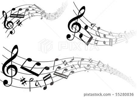 Note 12b - Stock Illustration [55280836] - PIXTA