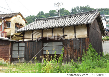 An old and beautiful building in Japan An old and beautiful building in Japan 55280916