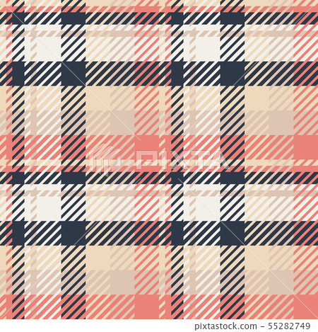 Plaid or tartan vector is background or texture in 55282749