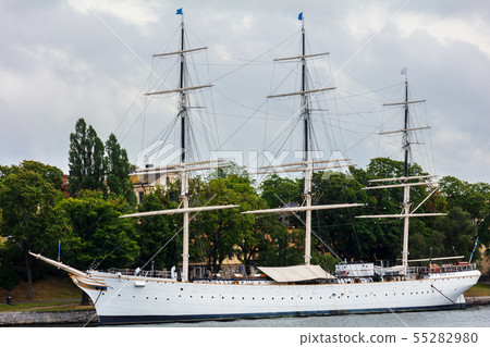 ship sailboat standing in the port ship sailboat standing in the port 55282980