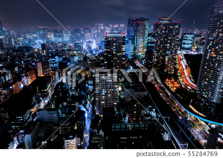 房地產都市經濟夜視圖 房地產都市經濟夜視圖 55284769