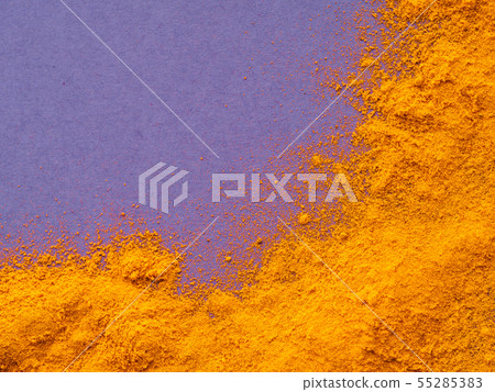 Turmeric Powder with copy space 55285383