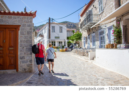 Greece Idra island Mediterranean vacation 55286769