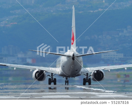 Osaka International Airport Take off jet airliner 55287816
