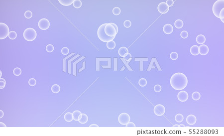 CG泡泡很多泡泡紫色 55288093