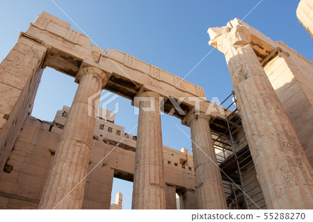 雅典,希臘上城古老廢墟 雅典,希臘上城古老廢墟 55288270
