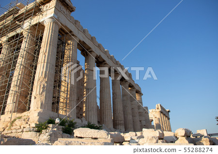 雅典,希臘上城古老廢墟 雅典,希臘上城古老廢墟 55288274