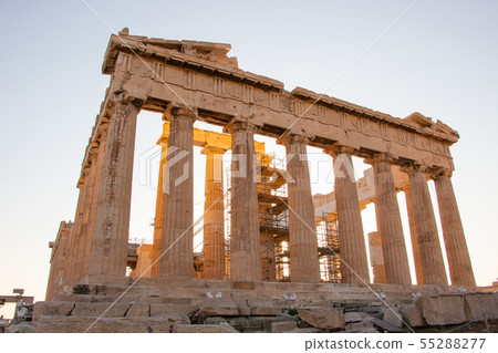 雅典，希臘上城古老廢墟 55288277