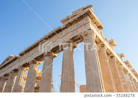 雅典，希臘上城古老廢墟 55288278
