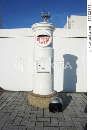 White postbox and helmet White postbox and helmet 55288538