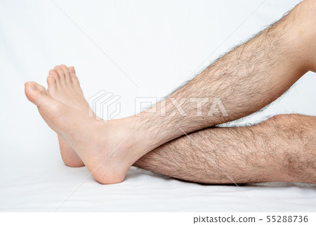Men's leg hair removal before image Men's leg hair removal before image 55288736