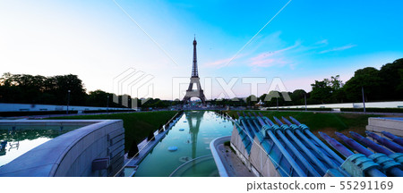 eiffel tour and from Trocadero, Paris eiffel tour and from Trocadero, Paris 55291169