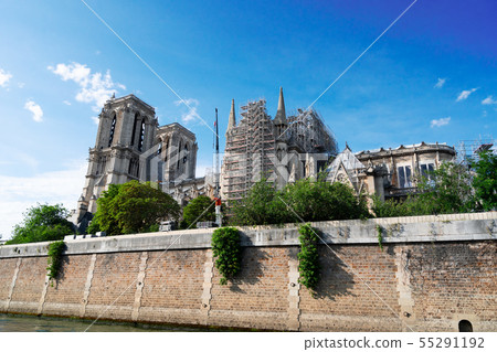 Notre Dame cathedral, Paris France Notre Dame cathedral, Paris France 55291192