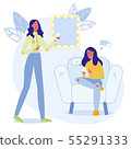 Online Communication Flat Vector Illustration 55291333