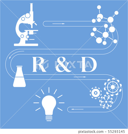 Research and development concept 55293145