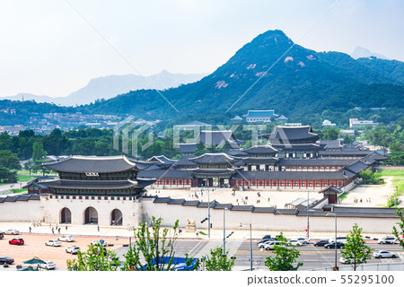 首爾景福宮全景 55295100