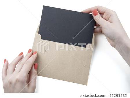 Blank business card Blank business card 55295285