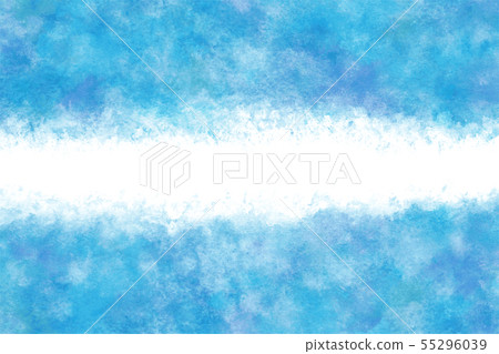 水波藍色夏天水彩背景 水波藍色夏天水彩背景 55296039