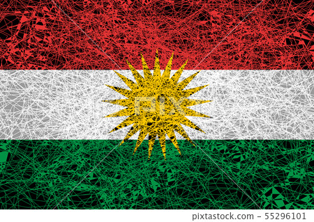 Flag of Kurdistan. Flag of Kurdistan. 55296101