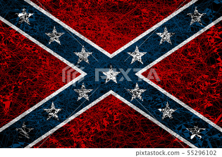 The Confederate flag. The Confederate flag. 55296102