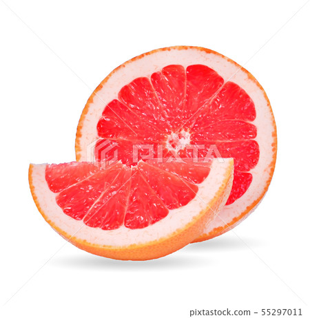 Grapefruit isolated on white background Grapefruit isolated on white background 55297011