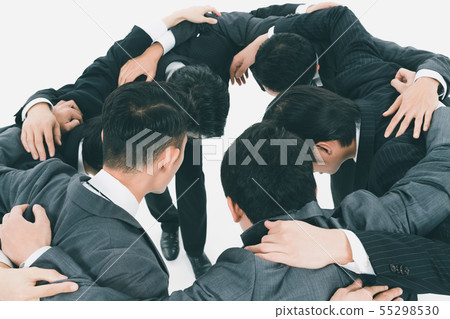 form circle, business man, business 55298530