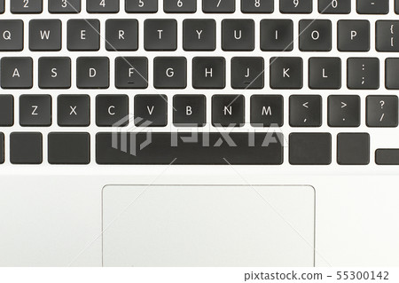 Modern laptop keyboard background. 55300142