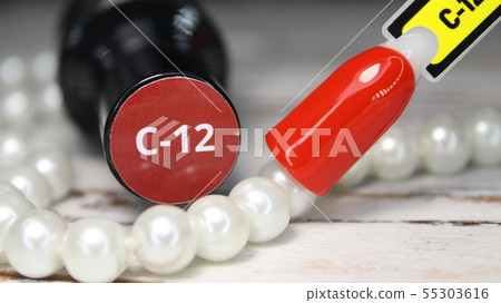 Colorful tips. Set of false nails for manicure. Colorful tips. Set of false nails for manicure. 55303616