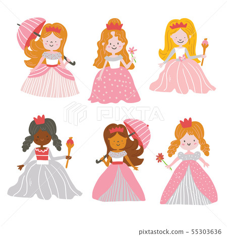Big Bundle cute collection of beautiful princesses 55303636