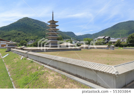 Placement model of the remains of special historic site Sanuki Kokubunji 55303864