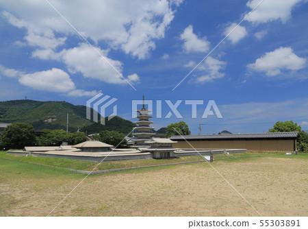 Layout model of the remains of the special historical site Sanuki Kokubunji Temple Layout model of the remains of the special historical site Sanuki Kokubunji Temple 55303891