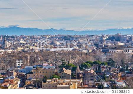 Rome skyline in Italy 55308255