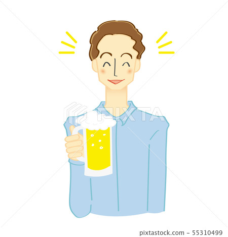 男性啤酒喝黨多士 55310499
